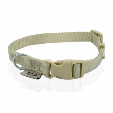 Doggie Klasik Dokuma Boyun Tasması Haki 1,5X25-40Cm