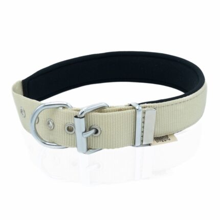 Doggie Konfor Dokuma Boyun Tasması Haki 3X47-55Cm