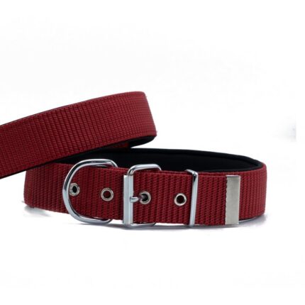 Doggie Konfor Dokuma Boyun Tasması Kırmızı 5X50-60Cm