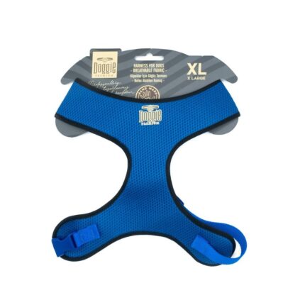 Doggie Havalı Dokuma Küçük Irk Göğüs Tasması Mavi 2X50-65Cm