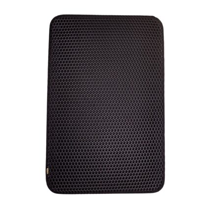 Cattie Altıgen  Model Kum Toplayıcı Fonksiyonel Kedi Paspası Siyah 37X50Cm
