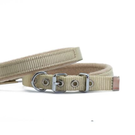 Doggie Polar Dokuma Boyun Tasması Haki 1,5X20-25Cm