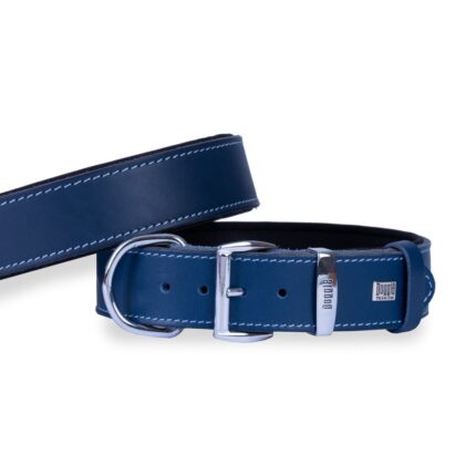 Doggie Konfor Deri Boyun Tasması Royalmavi 4X47-55Cm
