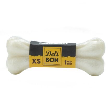 Delibon Deri Pres Kemik 7Cm Xs Boy 1Li Vakum Beyaz Beyaz 7Cmx1Ad.